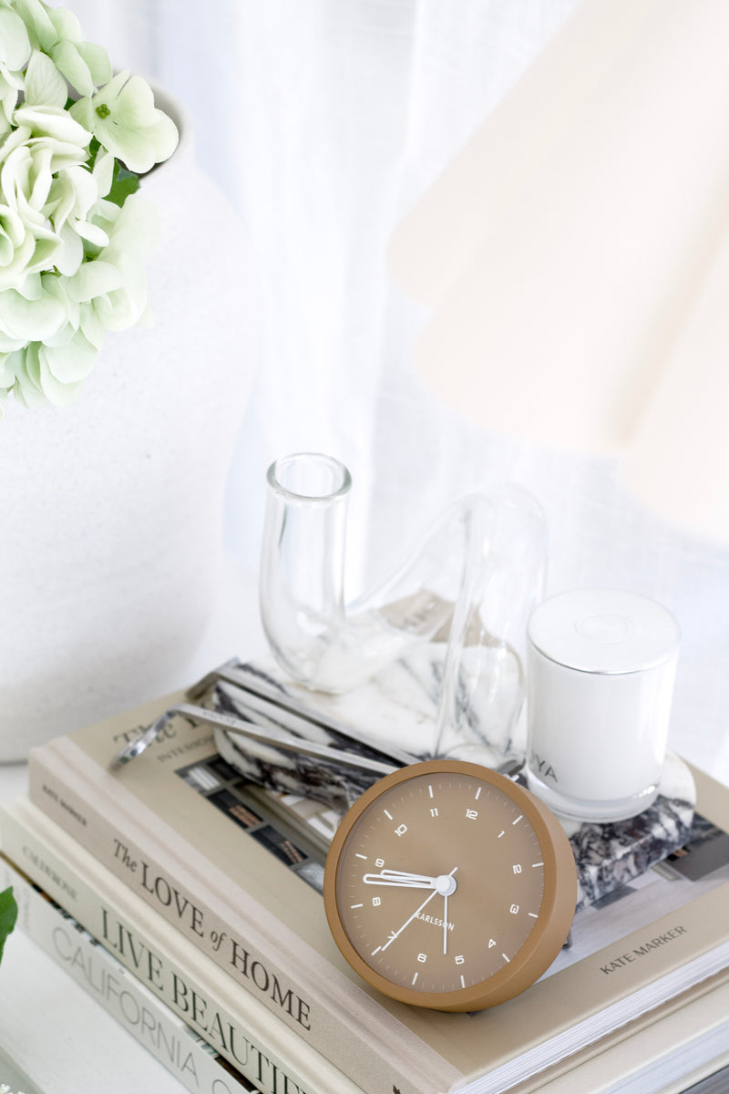 Karlsson ‘Tinge’ Alarm Clock – Silent, Modern Classic Design
