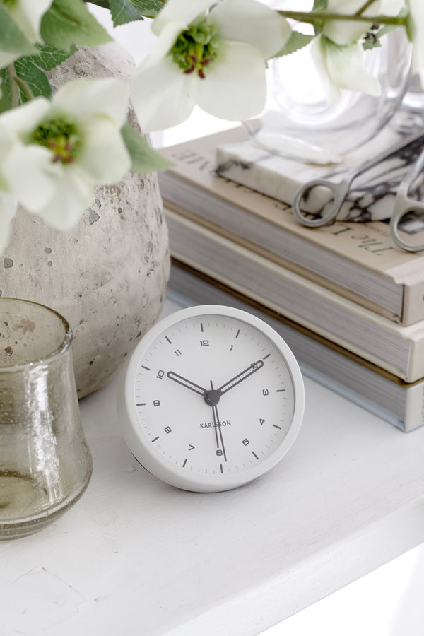 Karlsson ‘Tinge’ Alarm Clock – Silent, Modern Classic Design