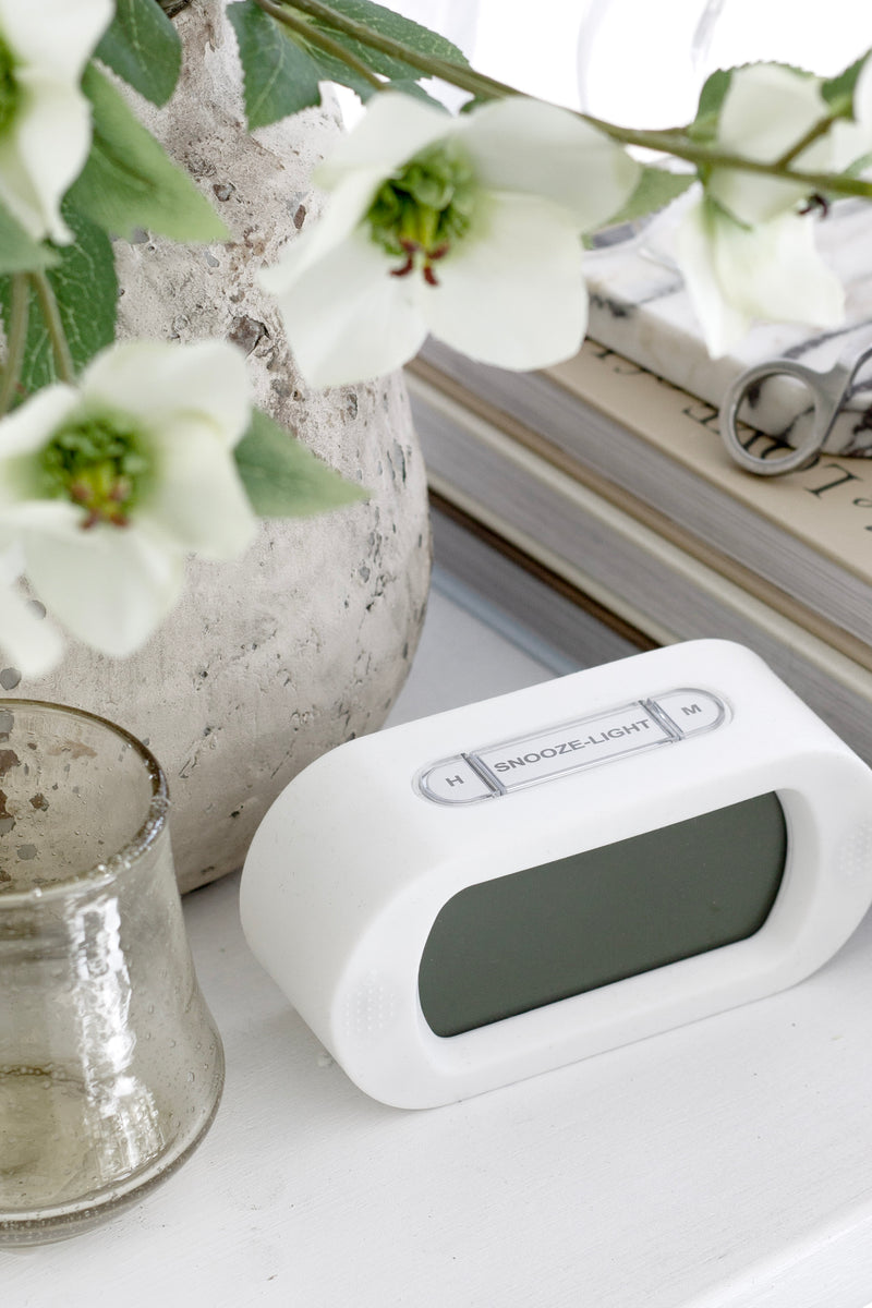 Karlsson Gummy Digital Alarm Clock – Soft Touch Rubberised Clock in Assorted Colours
