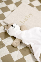 Wild Ones Deer Baby Comforter – 29cm | Soft Plush Security Blanket by Lily & George