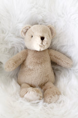 Flopsy Bear – Large 35cm Plush Teddy by Lily & George | Warm White, Fawn, Metal Grey