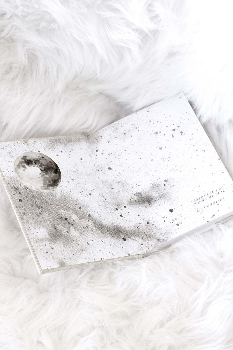 Bump – A Pregnancy Story Journal | Linen Hardcover Guided Keepsake by Write to Me
