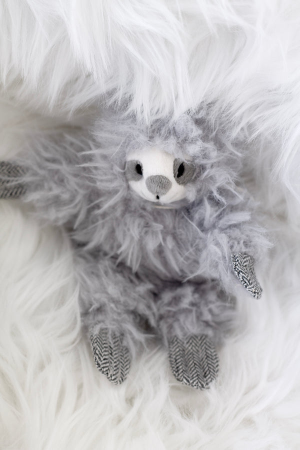 Ezra the Sleepy Sloth Baby Rattle – 20cm | Ultra-Soft Plush Toy by Lily & George