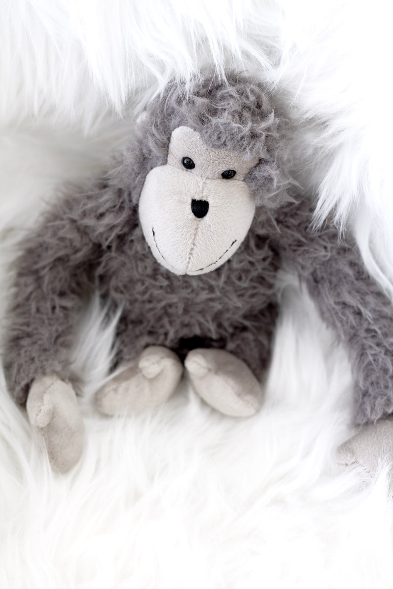 Jellycat Bonbon Gorilla – Grey, Cuddly Soft Toy, From Birth, 19cm