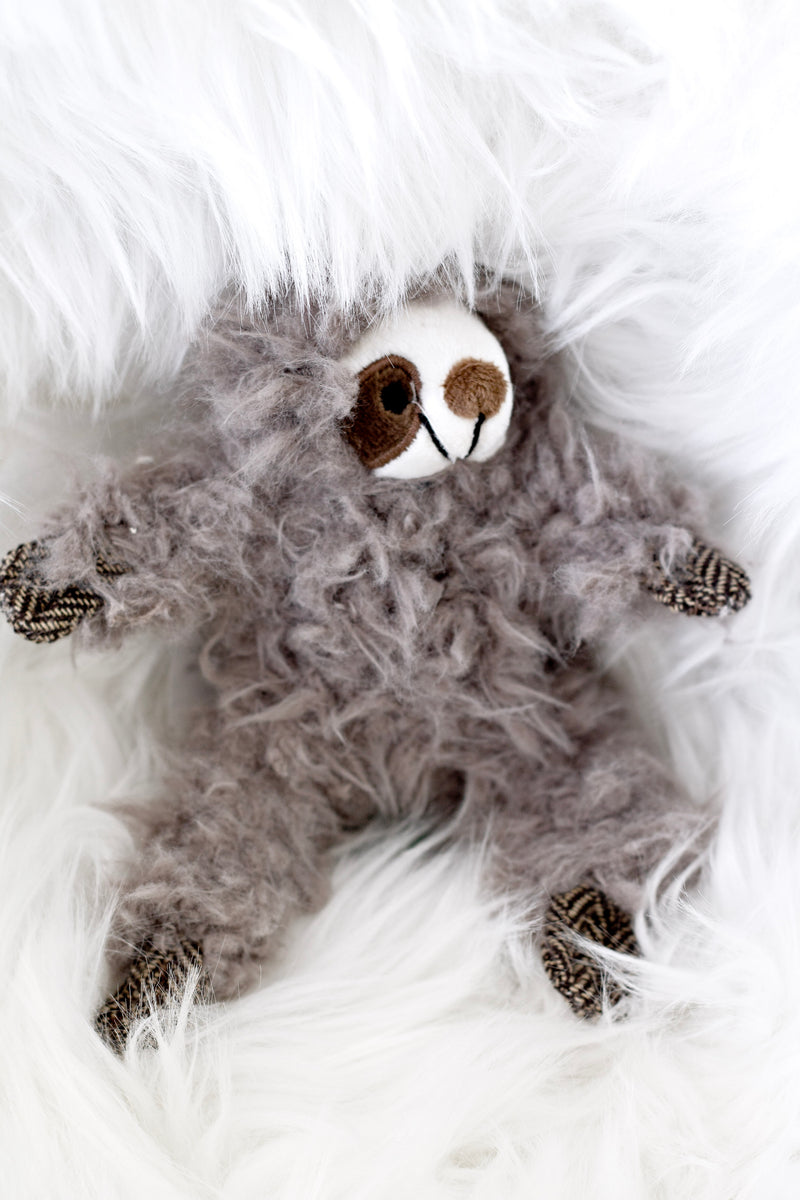 Sofia the Sloth Baby Rattle – 20cm | Soft Plush Sensory Toy by Lily & George
