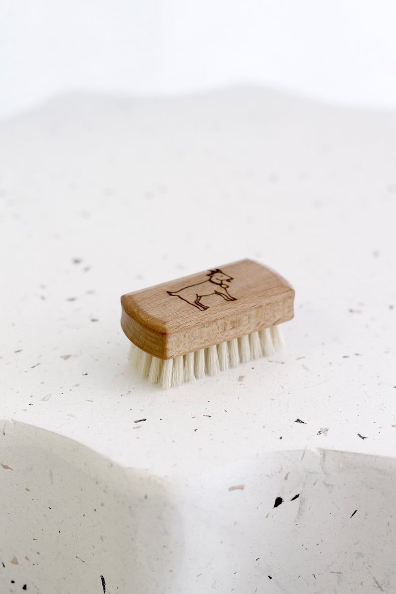 Children’s Natural Nail Brush – Animal Design | Tampico Bristles & Wooden Handle