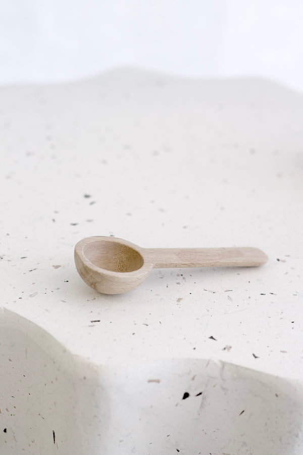 Beech Coffee Measuring Spoon – 9cm Handcrafted German Scoop