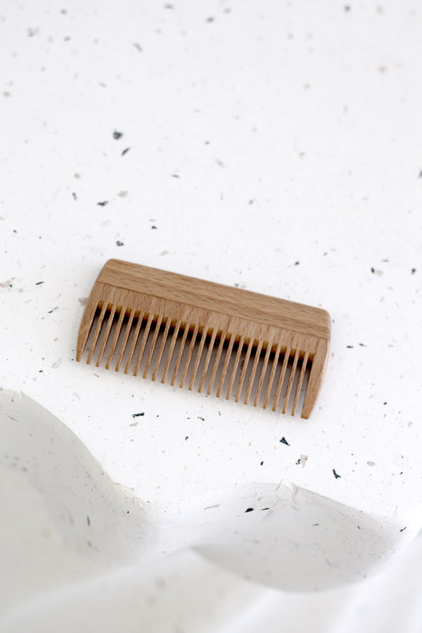 Beech Beard Comb – German Made Natural Wood Gift for Men