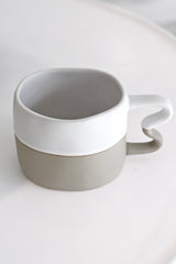 Benni Mug – Matte Stoneware Coffee Cup, Hand-Finished