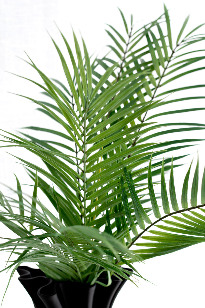 Areca Palm Spray – 90cm Faux Tropical Leaf Stem | 6 Frond Artificial Palm for Bold Styling
