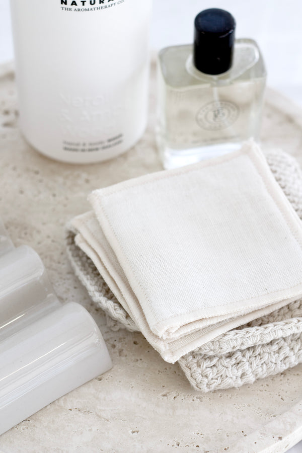 Organic Cotton Makeup Wipes 6 Pack – Reusable Eco Pads