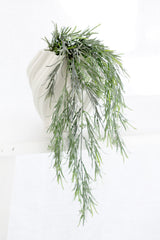 Hanging Sicklethorn Fern – 76cm Real Touch Faux Greenery
