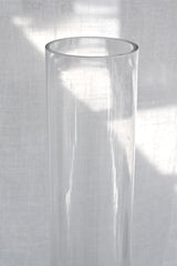 Glass Cylinder Vase – Clear Glass in 4 Versatile Sizes