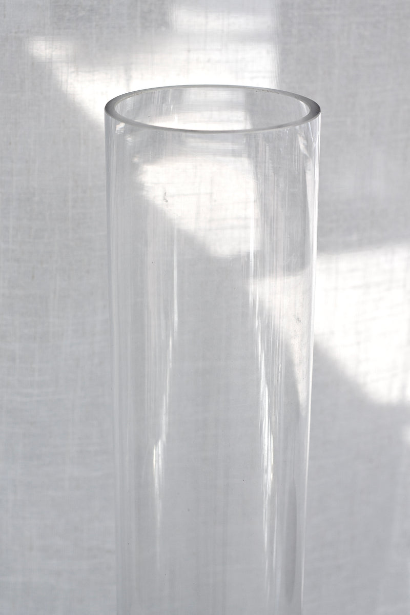 Glass Cylinder Vase – Clear Glass in 4 Versatile Sizes