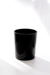 Glass Toilet Brush Holder Black – Modern Bathroom Accessory