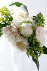 Artificial Dahlia Peony Bouquet Pink – Faux Floral Arrangement