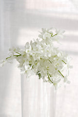 Artificial Dendrobium Orchid Bundle – White, 31cm Faux Flower Bunch