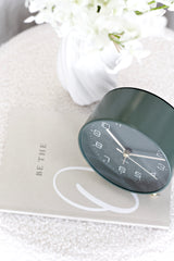 Lofty Alarm Clock with Light by Karlsson – Black, White, Green or Grey | Silent + Light Button