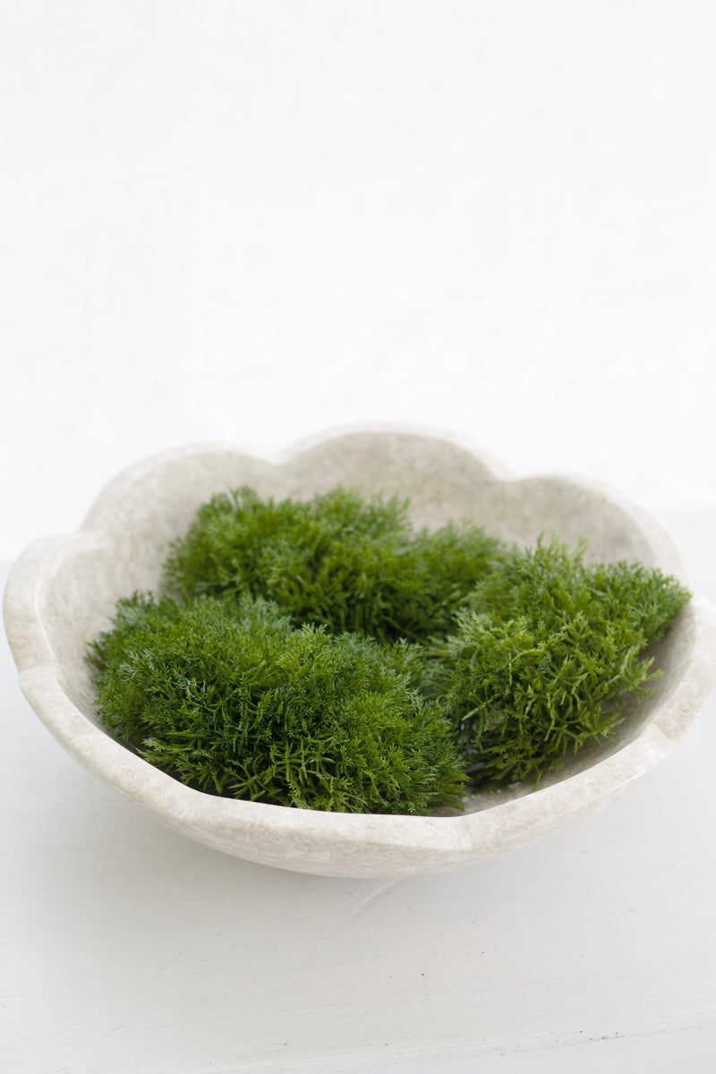 Moss Shapes Artificial Set of 3 – Decorative Faux Moss Accents