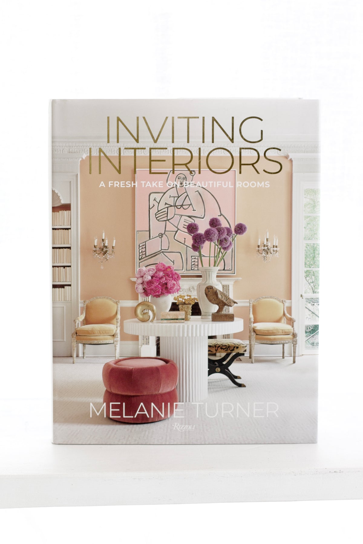 Inviting Interiors page spread showing a Clarity-themed interior