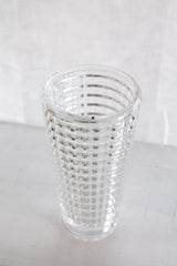 Cut Glass Vase – Small & Large Sizes | Textured Glass Flower Vase