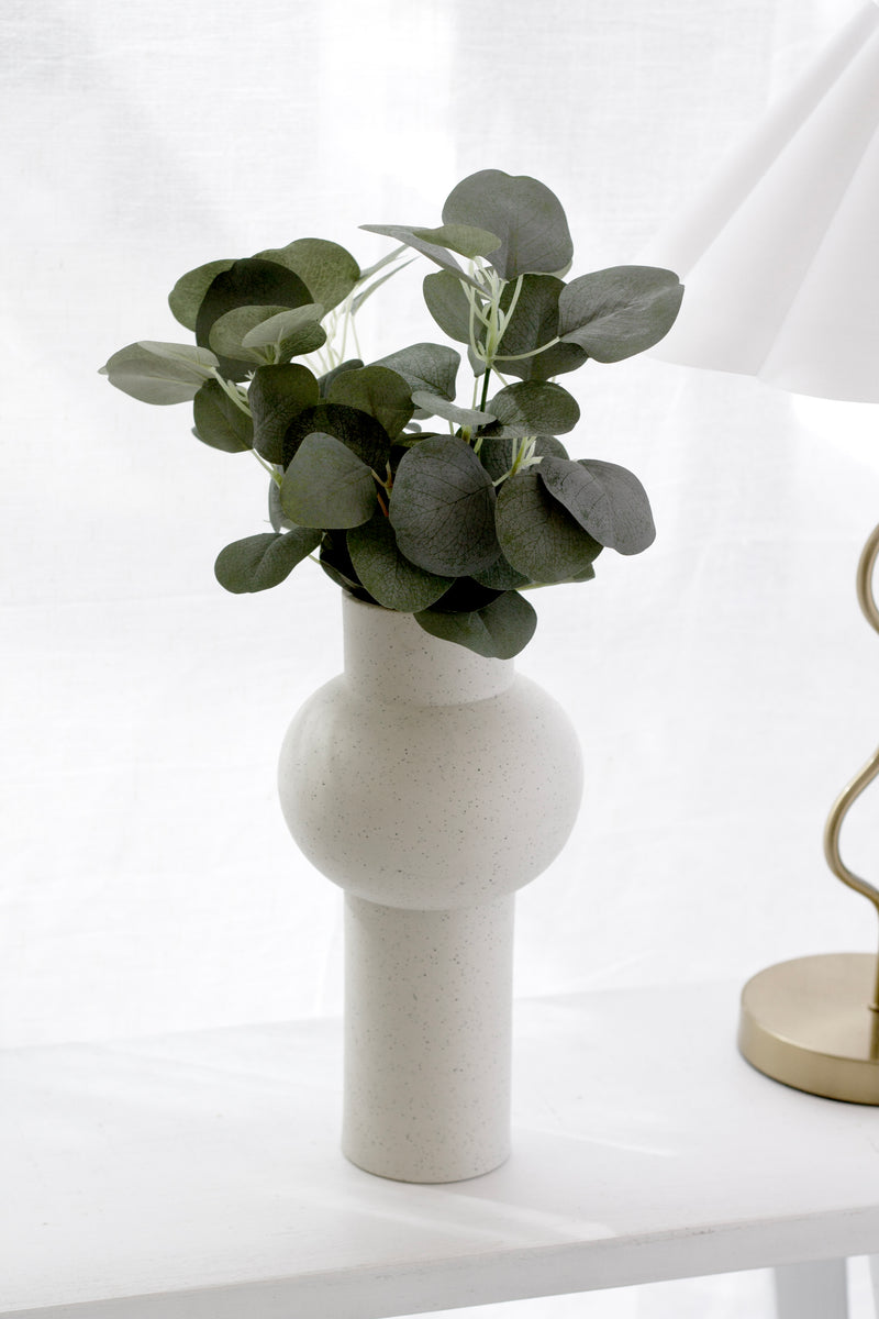 Artificial Bluegum Eucalyptus Bush – Realistic Faux Greenery (43cm)