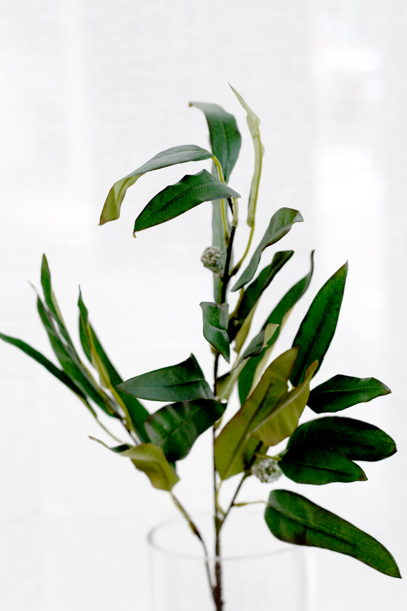 Willow Eucalyptus Stem – New Green Faux Foliage 76cm
