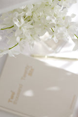 Artificial Dendrobium Orchid Bundle – White, 31cm Faux Flower Bunch