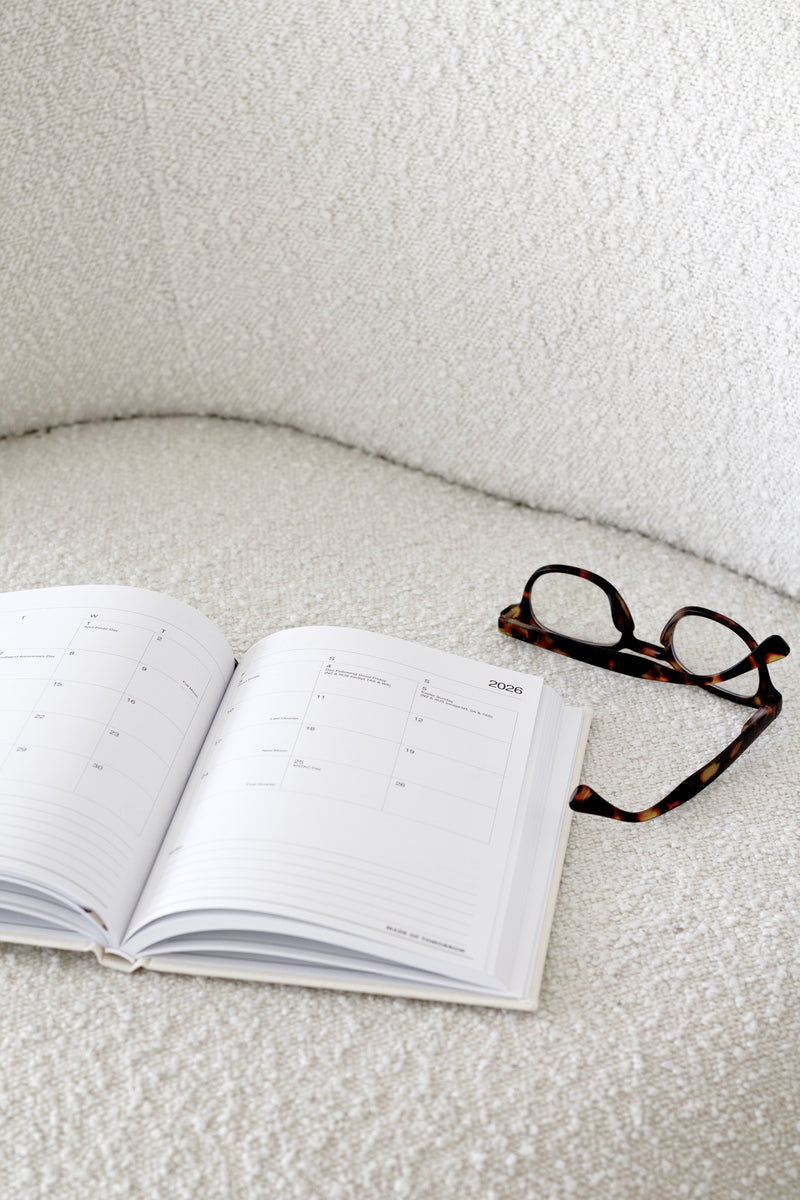 Made of Tomorrow 2026 A5 Weekly Diary – Classic | Cream