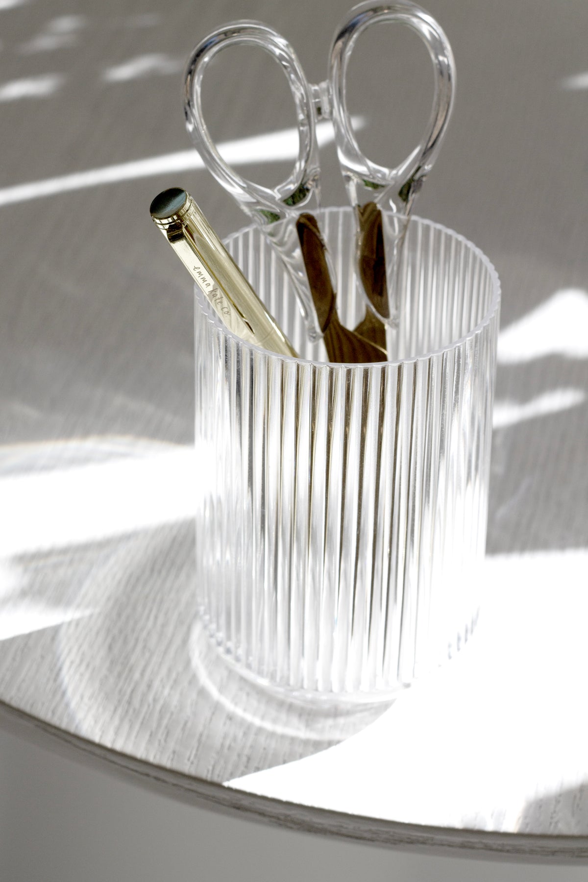 Acrylic Gold Scissors – Luxe Clear Desk Scissors