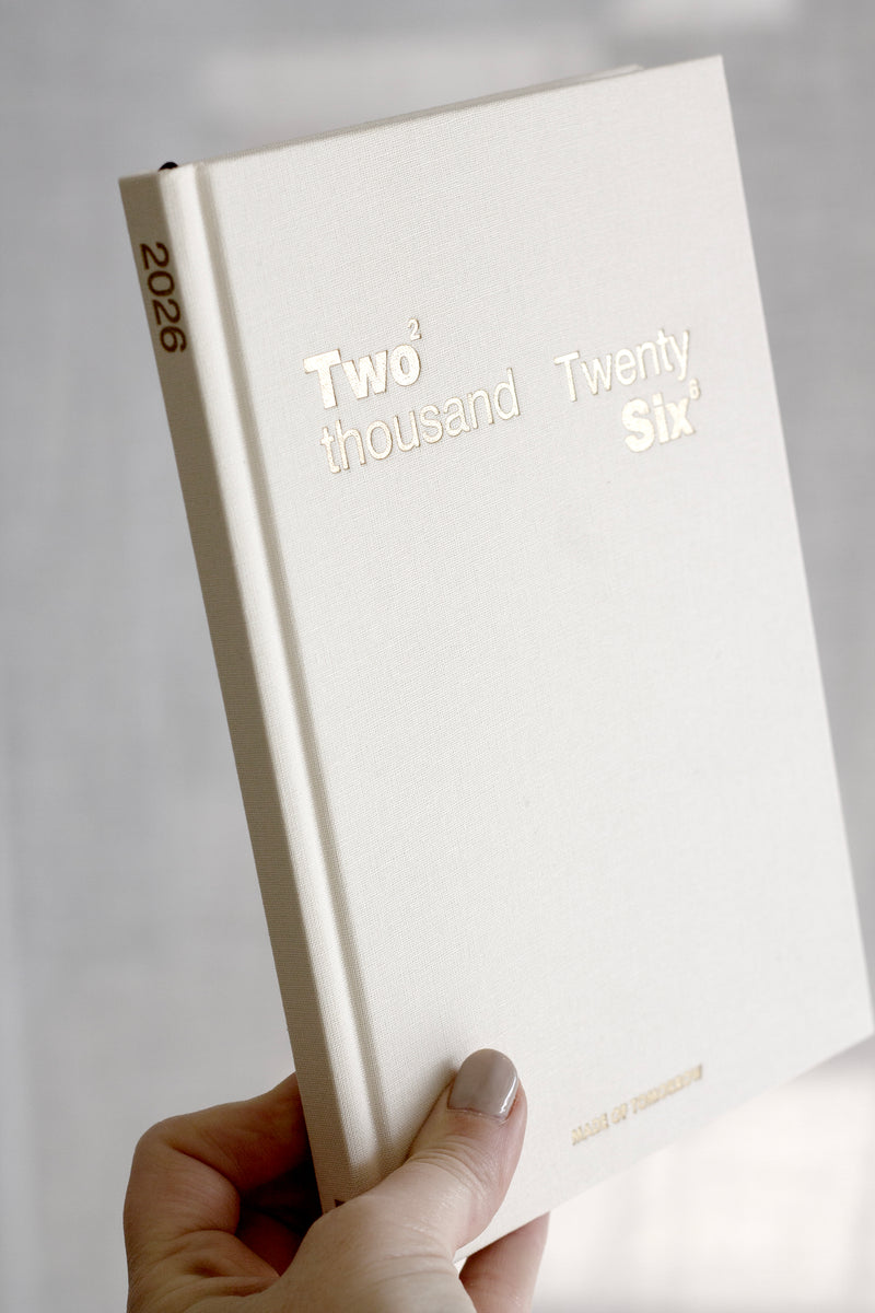 Made of Tomorrow 2026 A5 Weekly Diary – Classic | Cream