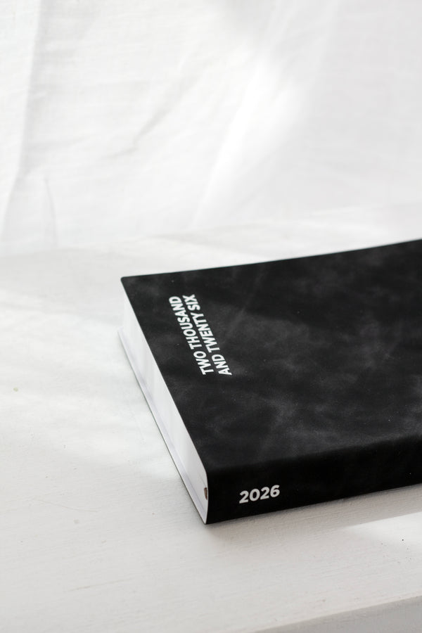 Made of Tomorrow 2026 A5 Daily Diary - Faux Leather | Onyx