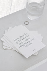 Wilde Road Empowerment Print Set – 12 A6 Affirmation Cards (Optional Wooden Stand)