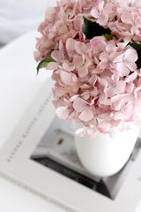 Vintage Dusty Pink Hortensia – 45cm Artificial Hydrangea Stem