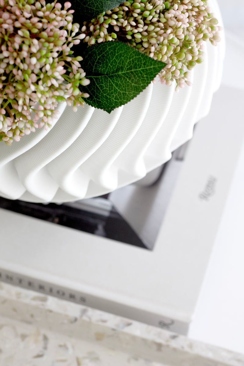 Sedum Bundle Pink Green | Lush Faux Stem for Textured Styling