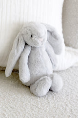 Jellycat Bashful Silver Bunny – Soft Toy (Two Sizes)