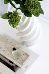 Artificial Green Skimmia Spray – 66cm Textured Faux Foliage Stem
