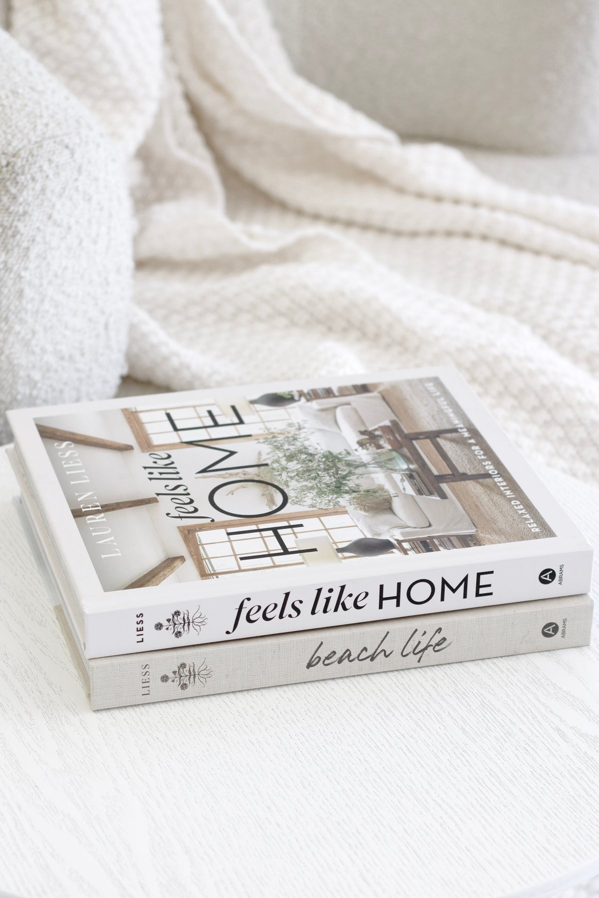 Feels Like Home styled with home decor accessories