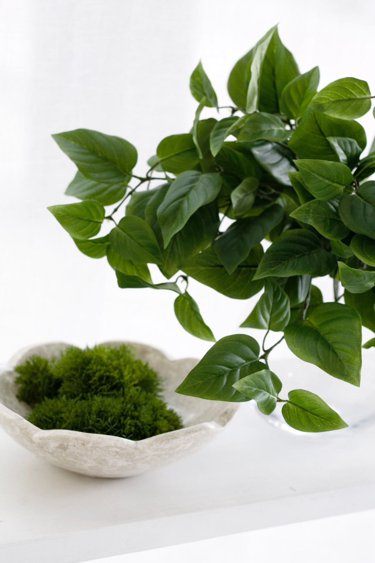 Pothos Bush, 41cm Faux Greenery