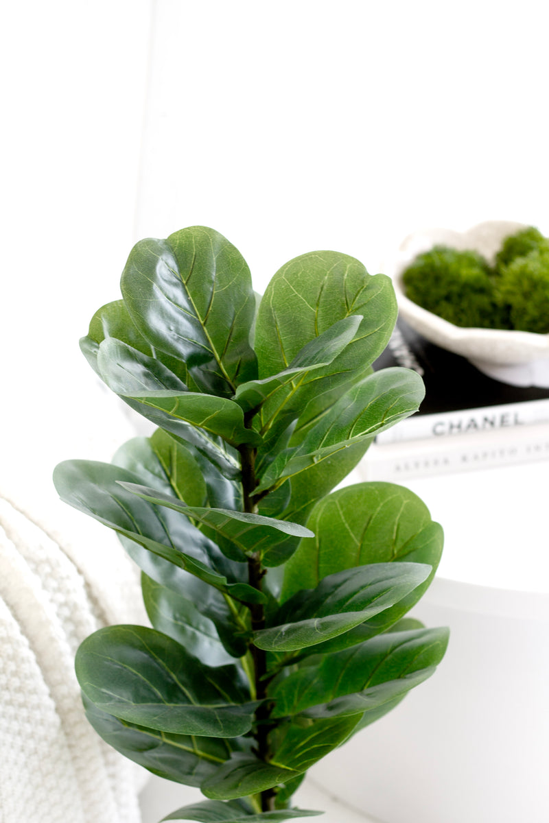 Fiddle Leaf Fig Plant – 71cm Artificial Potted Greenery