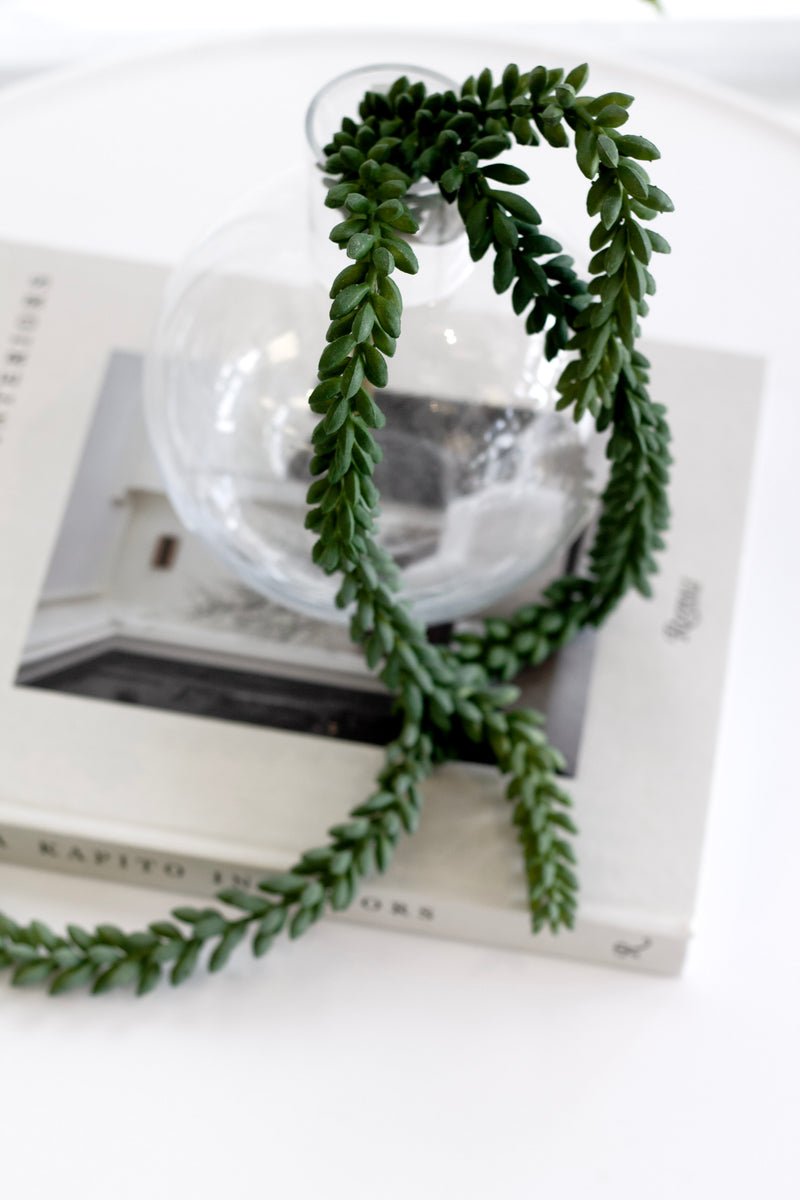 Artificial Burro's Tail (Sedum Morganianum) – Hanging Faux Succulent, 82cm
