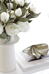 Vintage Peony Stem – 55cm Artificial Flower in White or Blush