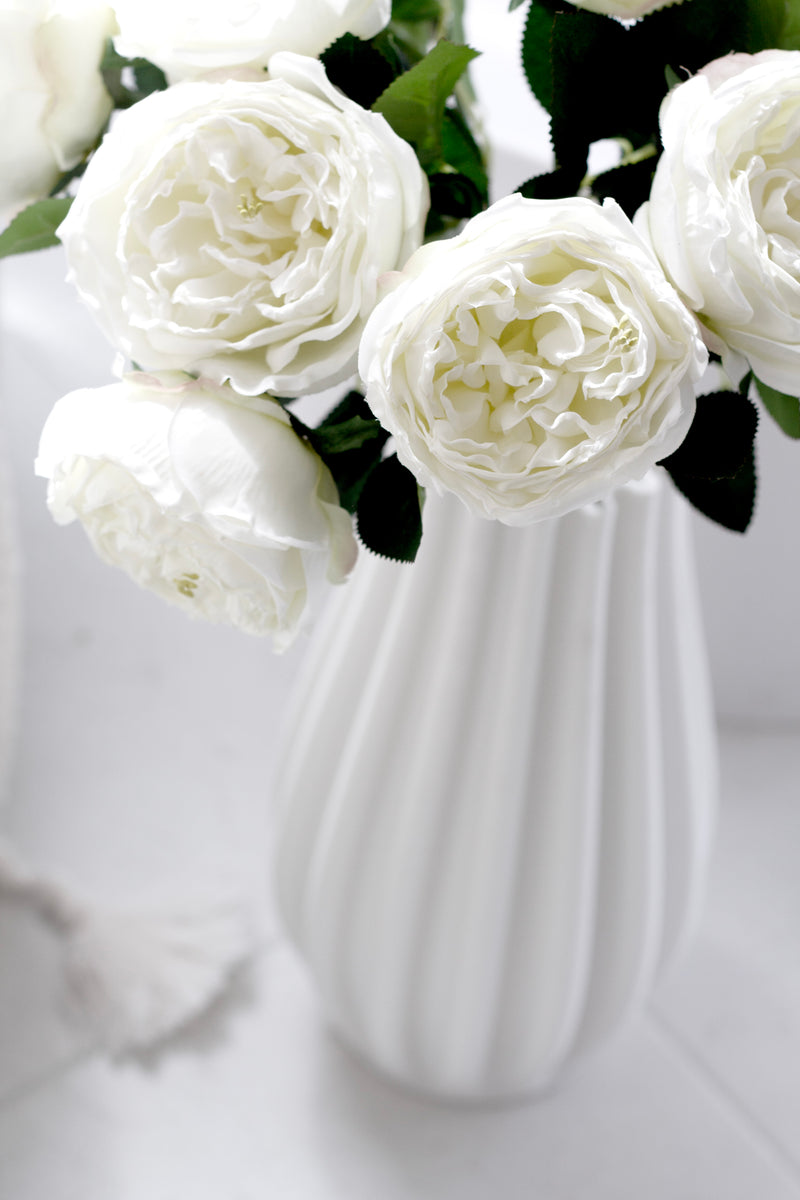 Austin Rose – Ivory | 57cm Artificial Stem