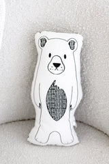 Billie the Bear Soft Toy – 28cm | Monochrome Illustrated Plush by Lily & George