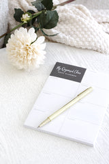 Meal Planner – Weekly Menu Pad by Write To Me (My Organised Chaos Series)