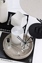 Cubic Crush Ceramic Sculpture – White Minimalist Decor Cube