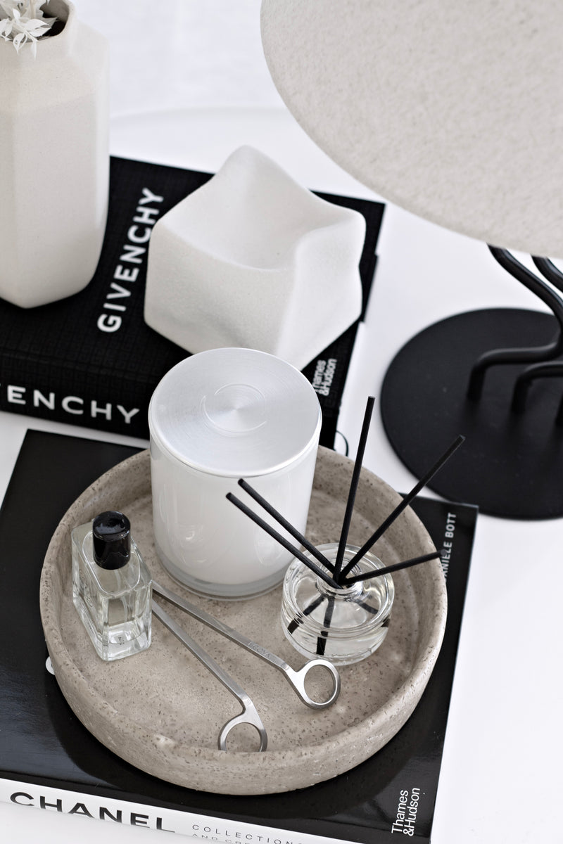 Cubic Crush Ceramic Sculpture – White Minimalist Decor Cube