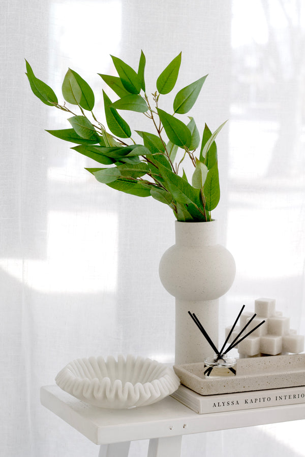 Willowy Eucalyptus Branch – 109cm Faux Greenery Stem