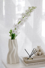 Delphinium Spray White – 109cm Tall Artificial Flower Stem