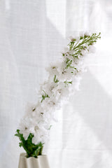 Delphinium Spray White – 109cm Tall Artificial Flower Stem